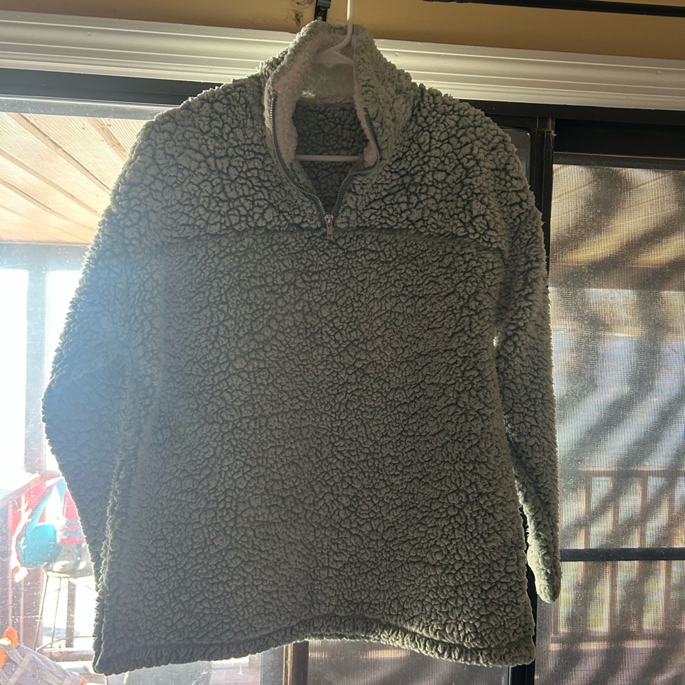 Teal Peachlove Sherpa